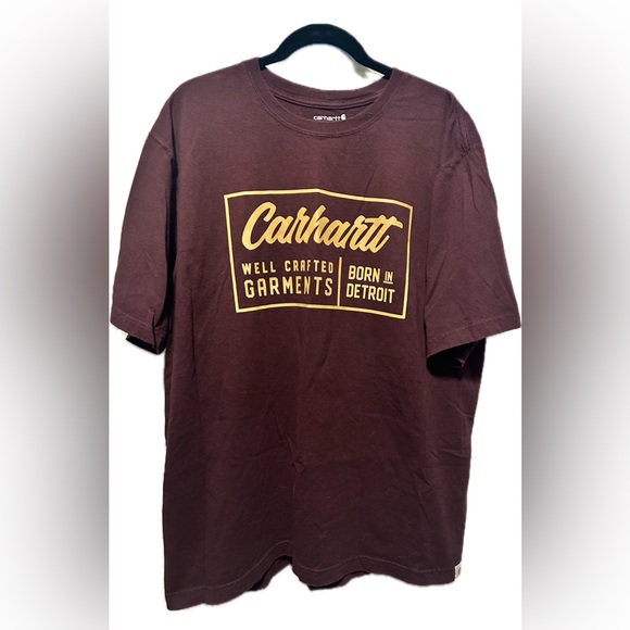 Carhartt Maroon Classic Tshirt XL - Picture 1 of 4